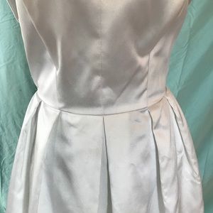 White Strapless Dress
